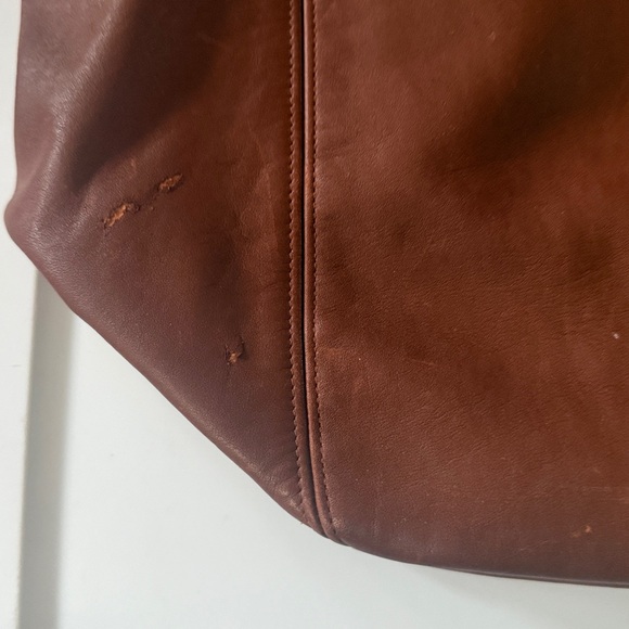 Coach Brown Leather Tote Bag - Picture 16 of 17